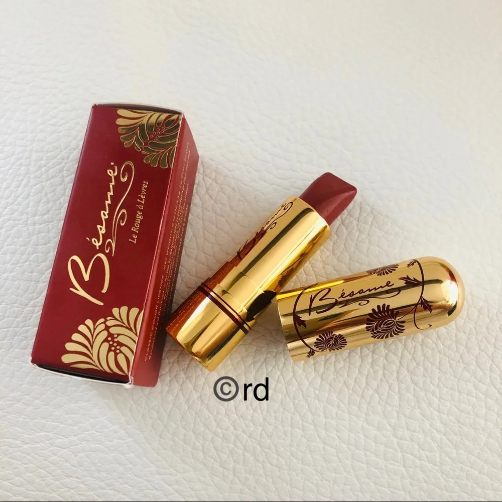 Besame Cosmetics Chocolate Kiss Lipstick new